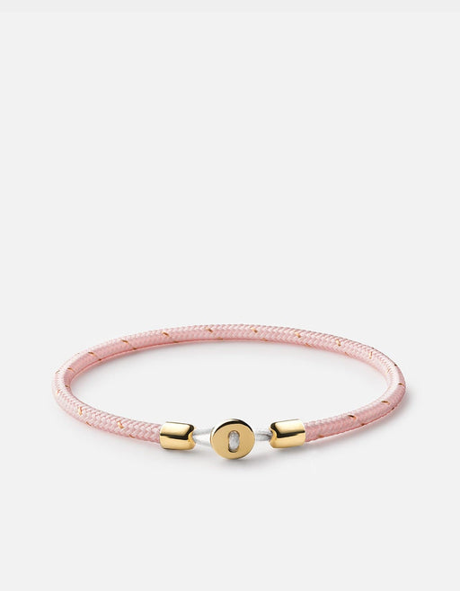 Miansai Bracelets Nexus Rope Bracelet, Gold Vermeil Canyon Rose / S