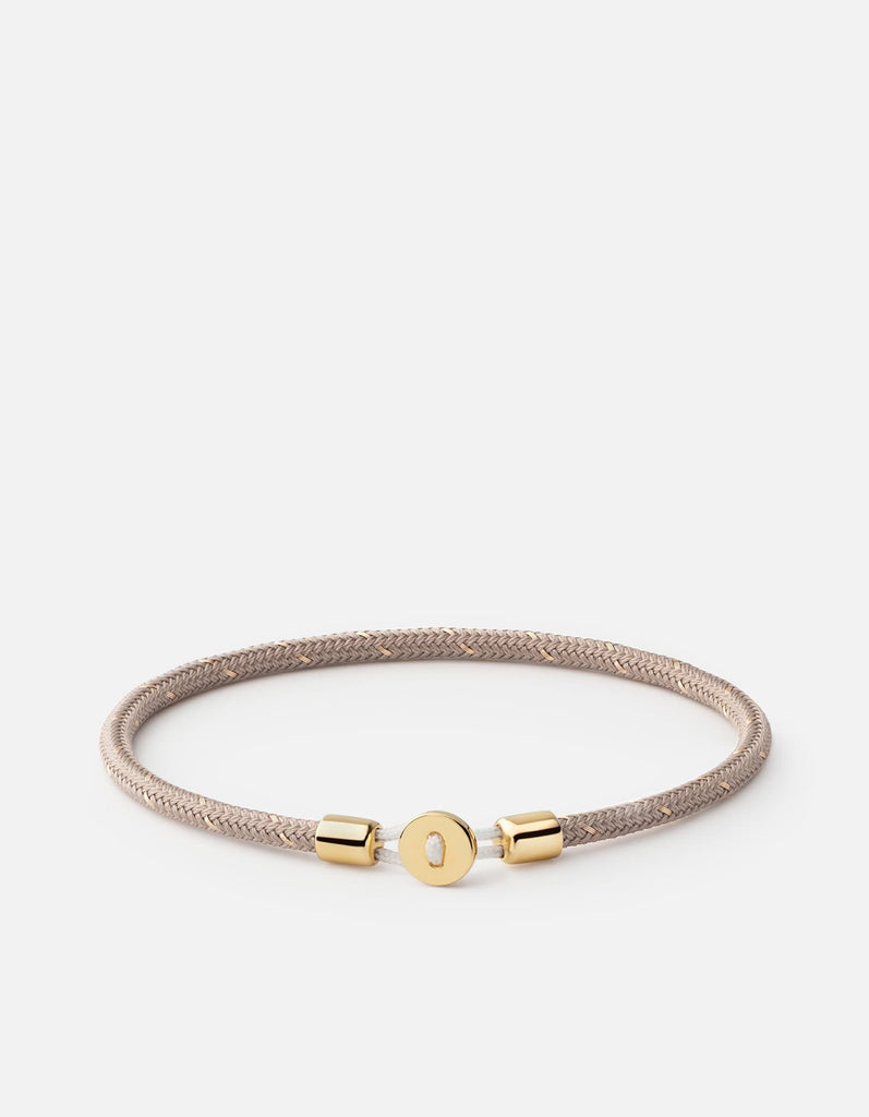 Miansai Bracelets Nexus Rope Bracelet, Gold Vermeil Marble/Gold / S