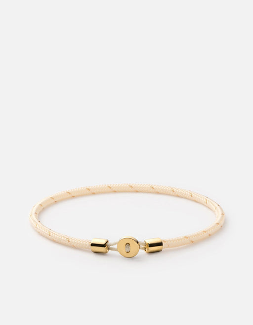 Miansai Bracelets Nexus Rope Bracelet, Gold Vermeil Natural/Gold / S
