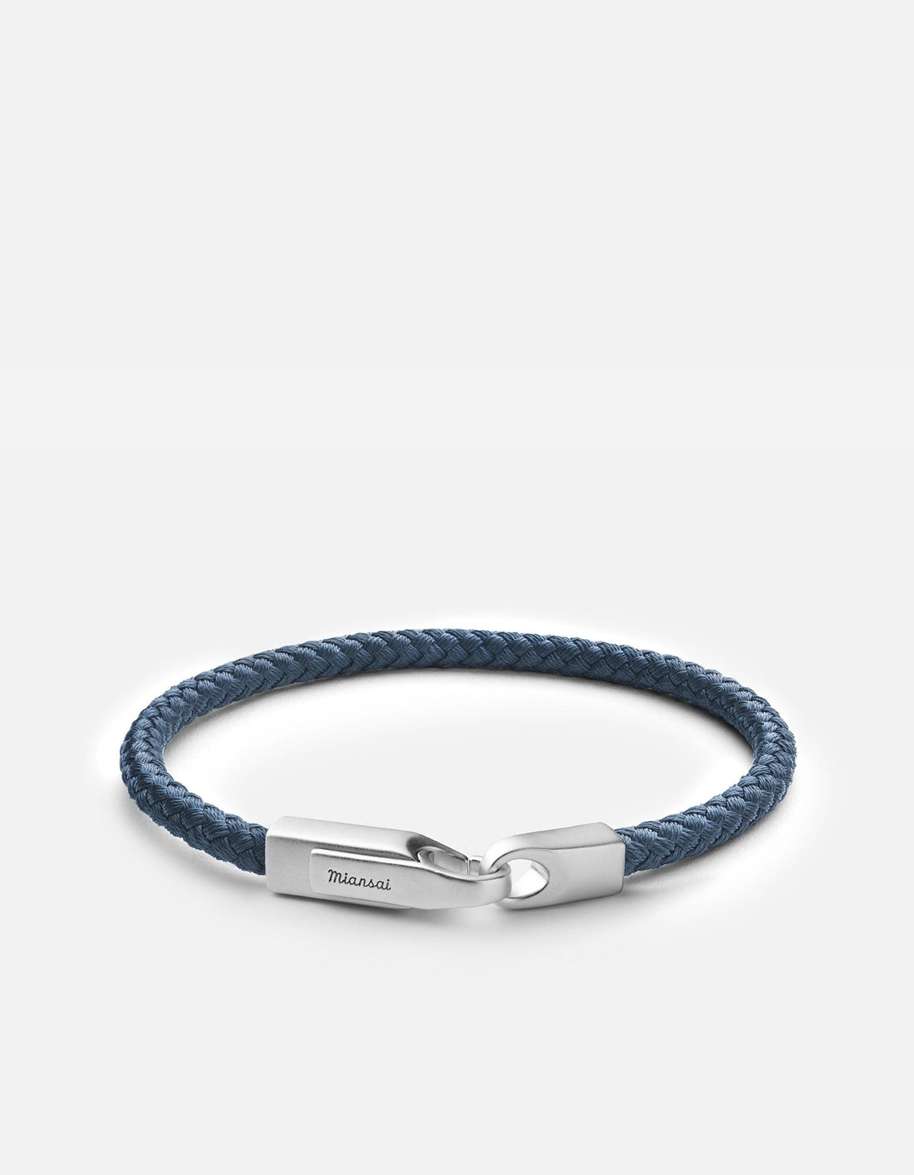 Crew Rope Bracelet, Matte Sterling Silver | Men's Bracelets | Miansai