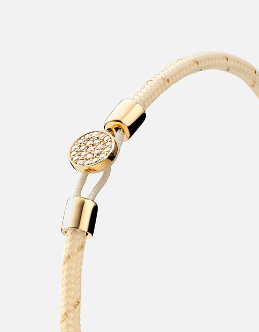 Miansai Bracelets Nexus Rope Bracelet, Gold Pavé