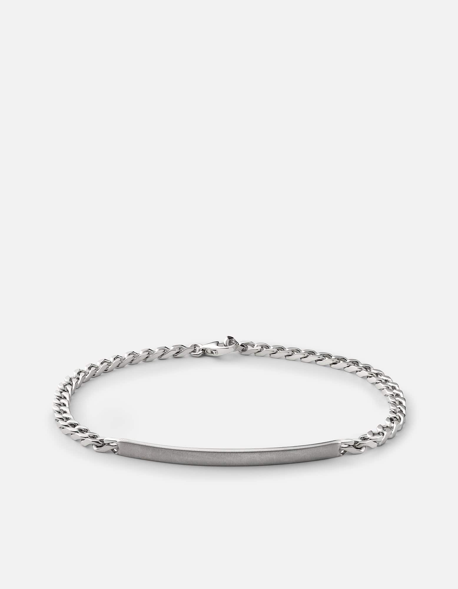 Miansai Men's Sterling Silver ID Chain Bracelet