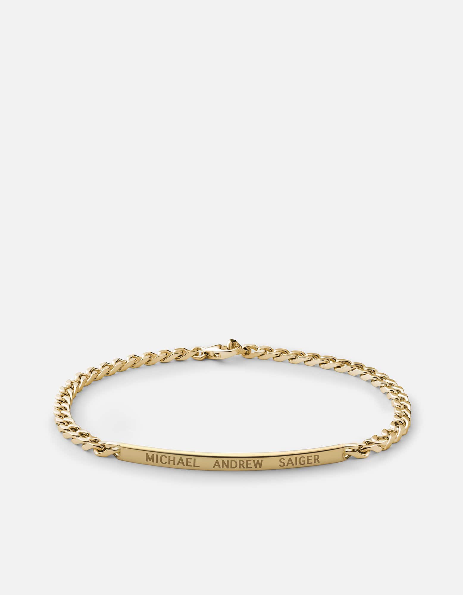 ID Chain Bracelet, Gold Vermeil | Men's Bracelets | Miansai
