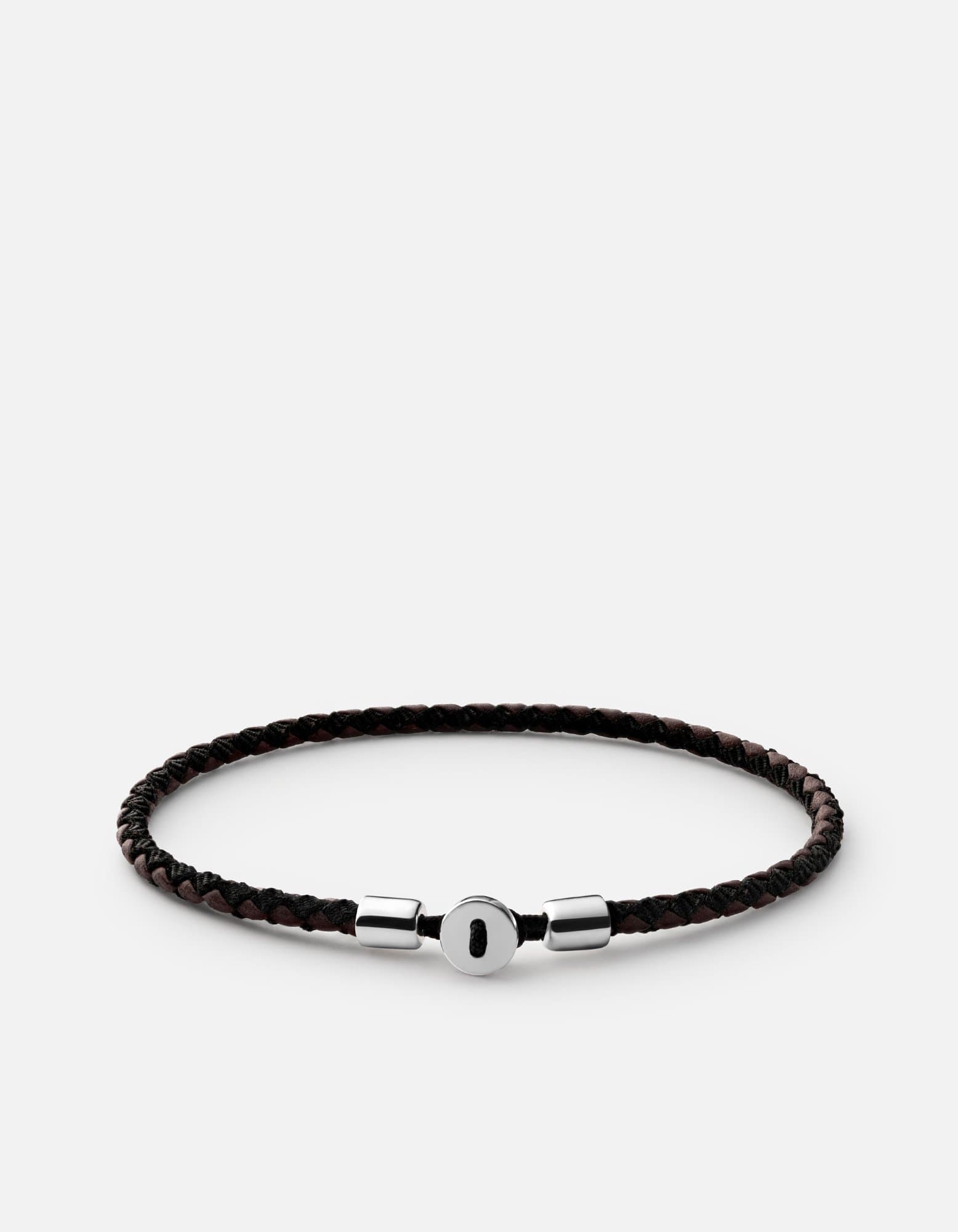 Nexus Ribbon Bracelet, Sterling Silver | Men