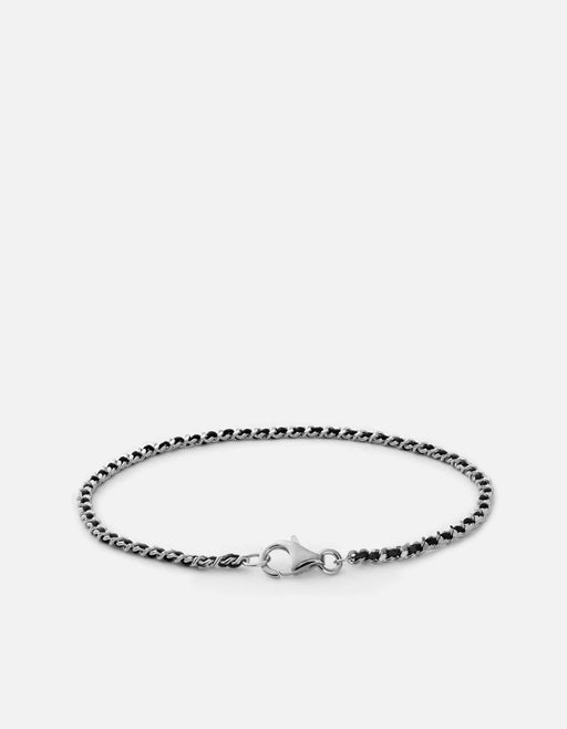 Miansai Bracelets 2mm Braided Chain Bracelet, Sterling Silver