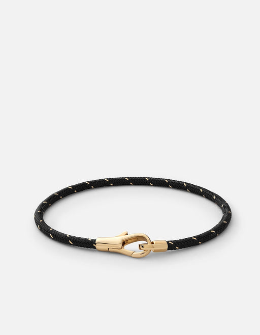 Miansai Bracelets Knox Rope Bracelet, Gold Vermeil Navy/Gold / M