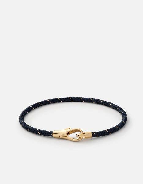 Knox Rope Bracelet, Gold Vermeil, Polished | Men's Bracelets | Miansai