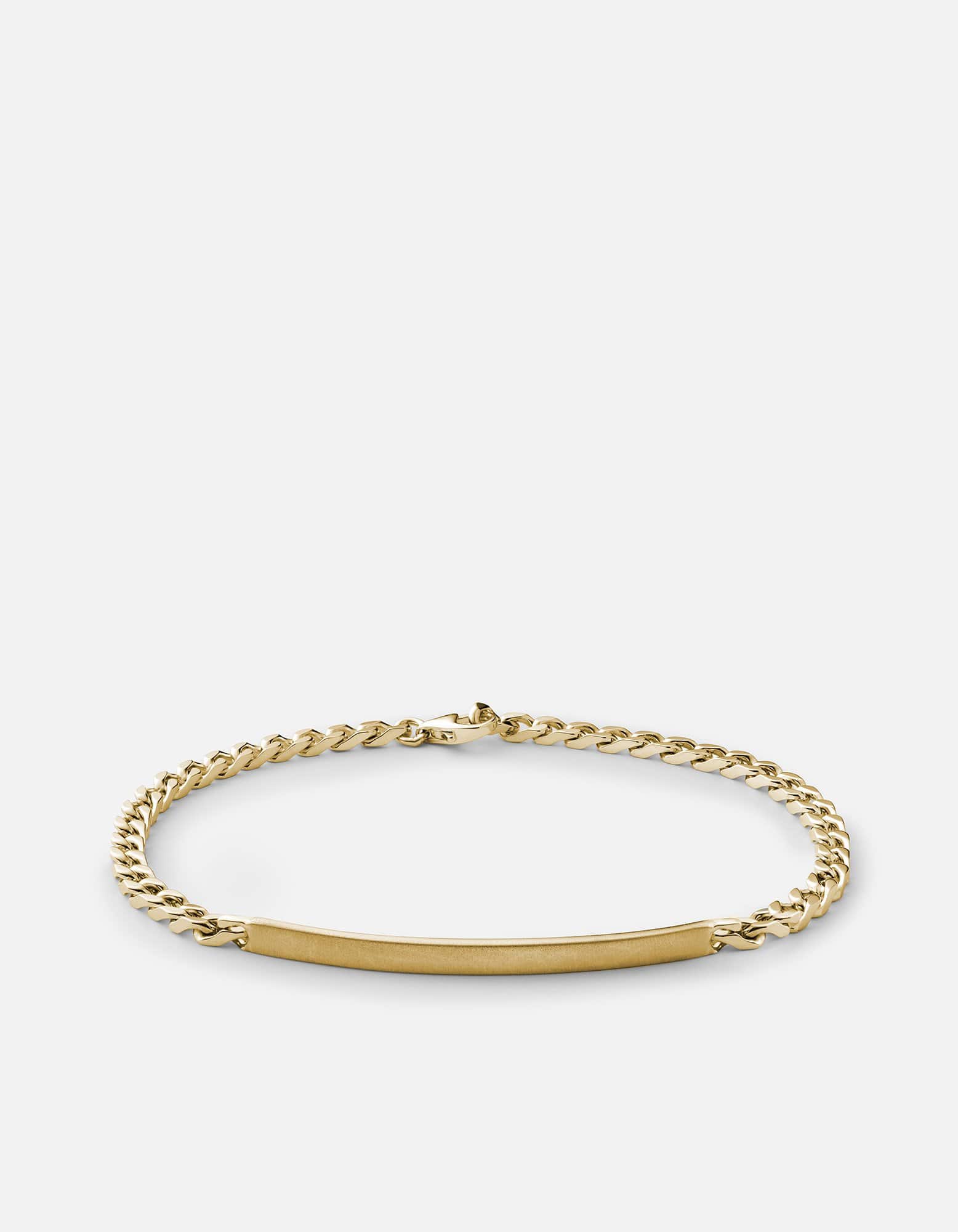 Solid Gold ID Bracelet- Eriness Jewelry