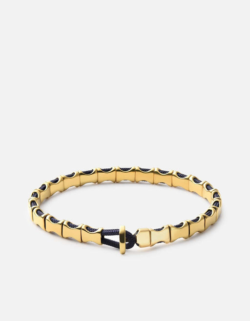 Miansai Bracelets Orson Bracelet, Gold Vermeil Navy Blue / M