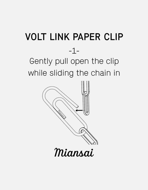 Miansai Bracelets Volt Link Paper Clip Bracelet, Sterling Silver
