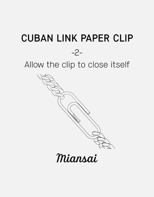 Miansai Bracelets Cuban Link Paper Clip Bracelet, Sterling Silver