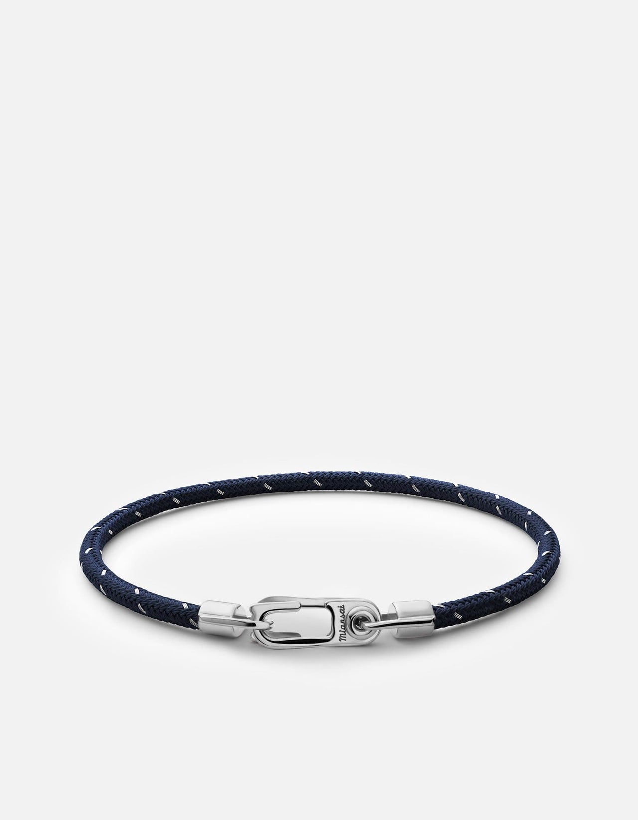 Miansai Rhodium-Plated Silver Rope Chain Bracelet | Liberty