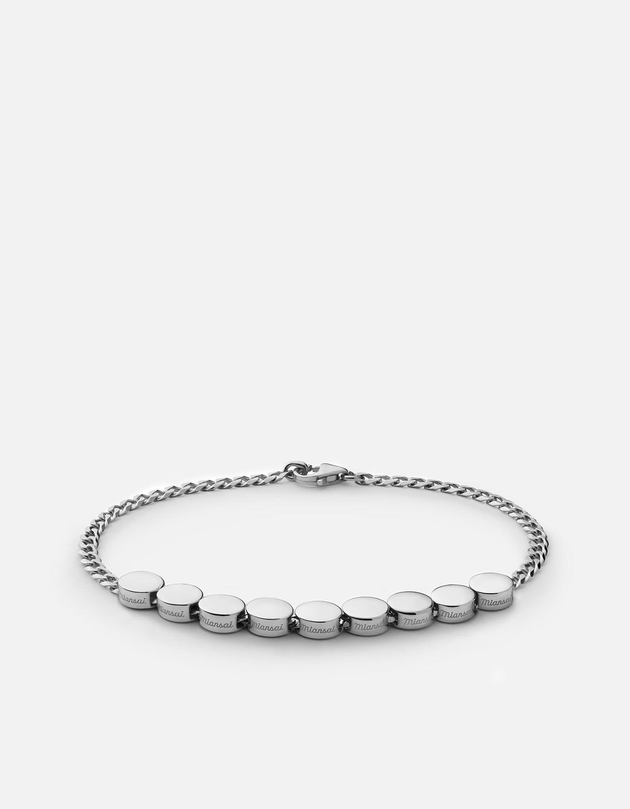 Type Chain Bracelet, Sterling Silver | Men's Bracelets | Miansai