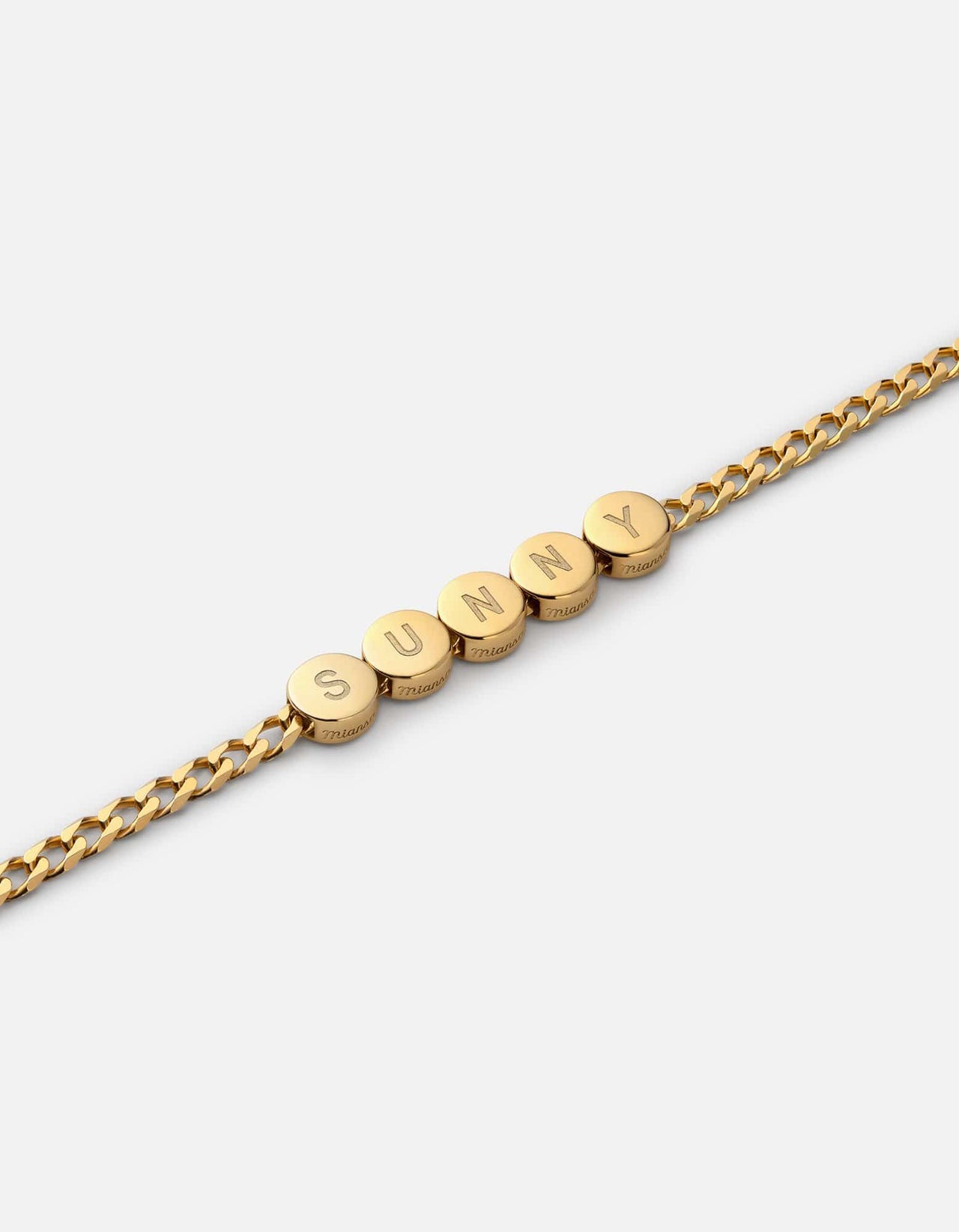 Miansai Women's 4mm Cuban Chain Bracelet, Gold Vermeil, Size M
