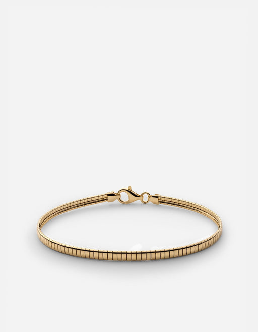 Miansai Bracelets Revel Chain Bracelet II, Gold Vermeil Polished Gold / S