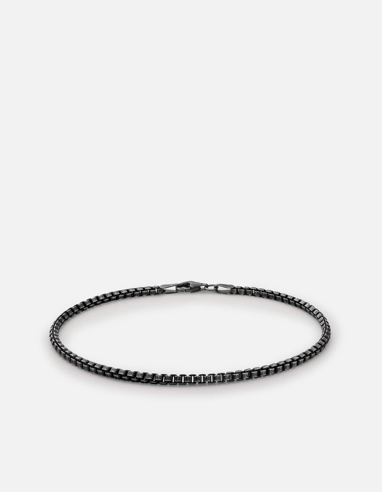 Men's 2mm Venetian II Chain Bracelet, Sterling Silver | Miansai