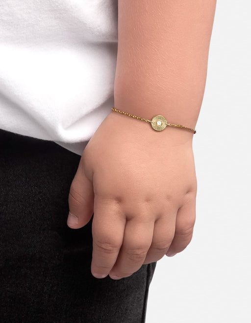 Miansai Bracelets Mini Rey Bracelet, 14k Gold/Diamond Polished Gold / Mini