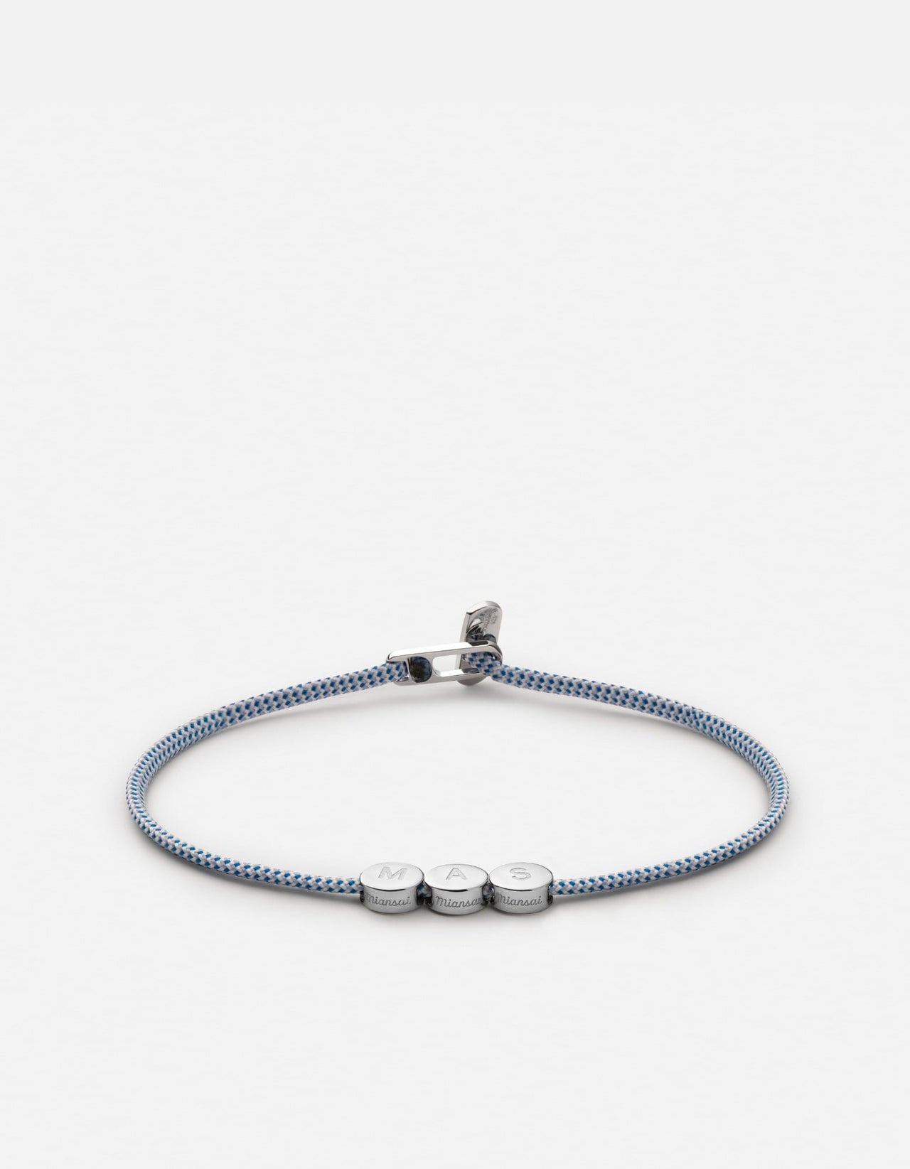 Miansai Sterling Silver Rope Chain Bracelet