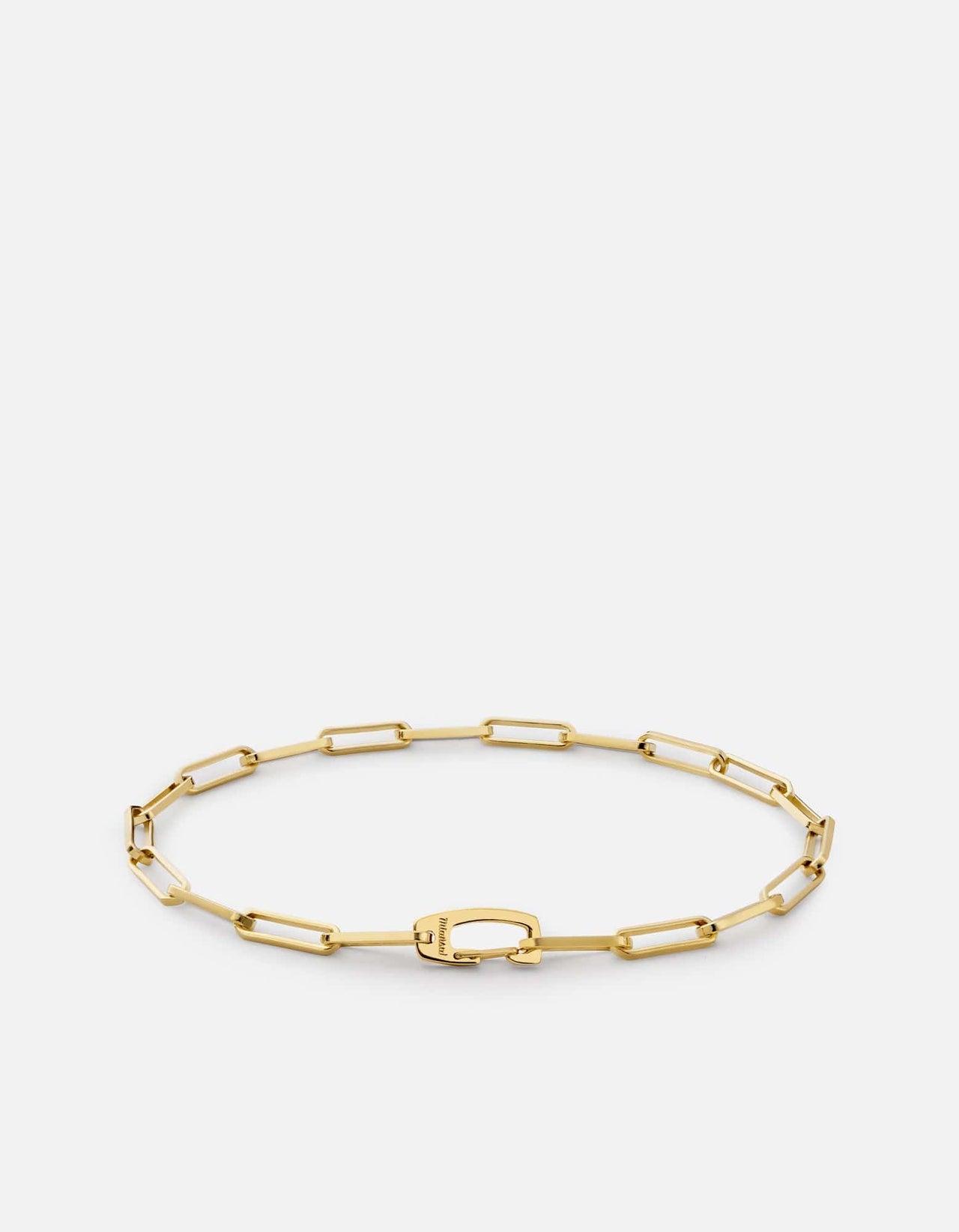 IBB Personalised Unisex 9ct Gold Curb Chain Bracelet, Gold at John Lewis &  Partners