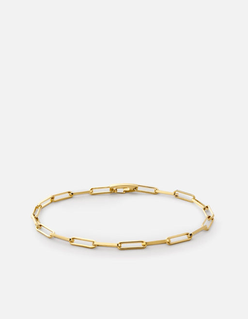 Miansai Bracelets Clip Volt Link Bracelet, Gold Vermeil
