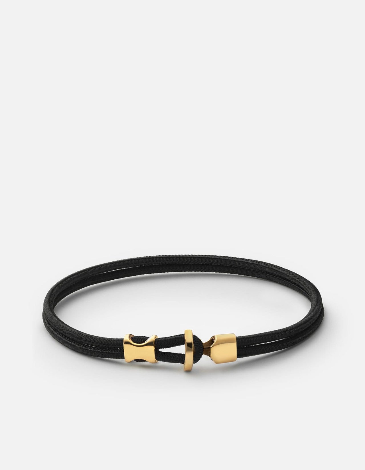 Miansai Women's Orson Loop Bungee Rope Bracelet, Gold Vermeil, Size M