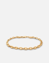 Miansai Bracelets Pyper Link Puff Bracelet, Gold Vermeil Polished Yellow Gold / S