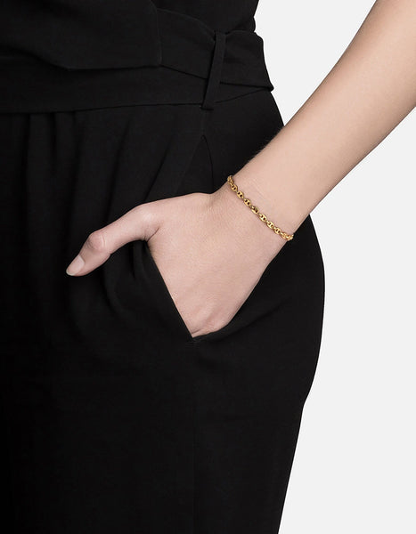 Pyper Link Puff Bracelet, Gold Vermeil | Women's Bracelets | Miansai