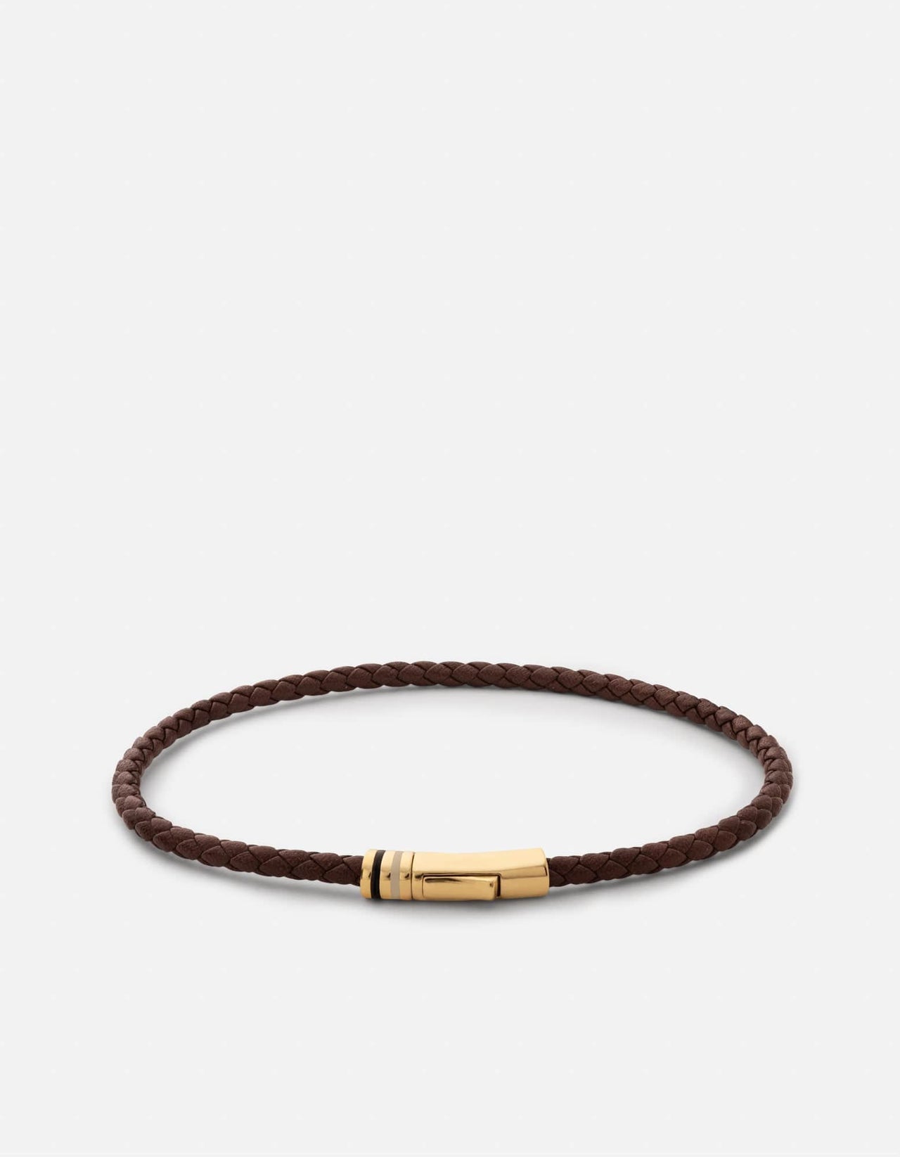 Juno Leather Bracelet, Gold Vermeil | Men's Bracelets | Miansai