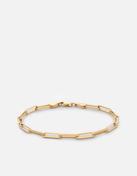 Miansai Bracelets Volt Link Bracelet, Gold Vermeil Polished Gold / S