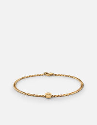 Miansai Bracelets North Star Chain Bracelet, Gold Vermeil Polished Gold / S