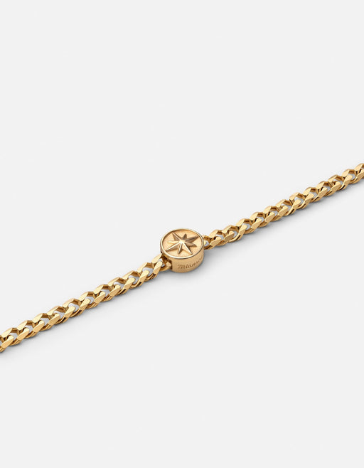Miansai Bracelets North Star Chain Bracelet, Gold Vermeil
