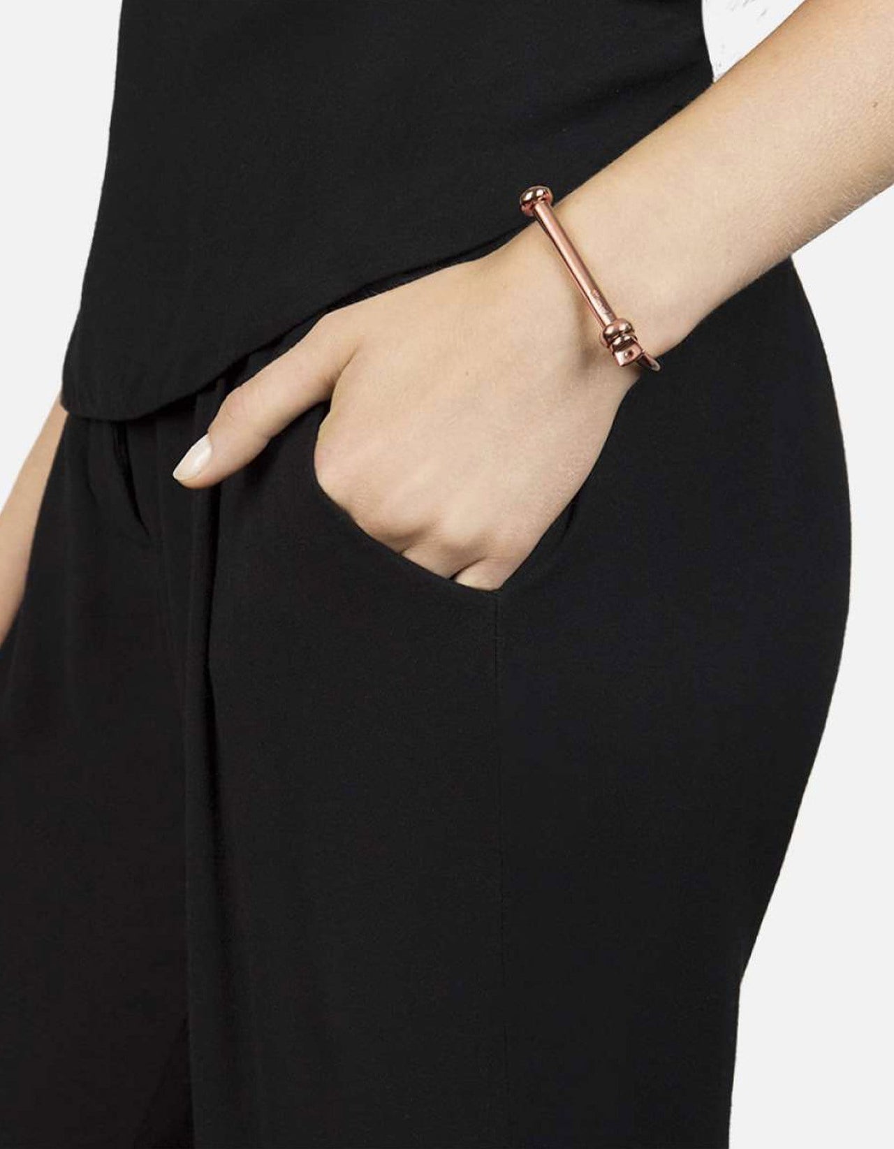 Buy Crunchy Fashion Bollywood Western Gold Plated Luxury Screw Design Cuff  Open Bracelets for Womengirls at Amazonin