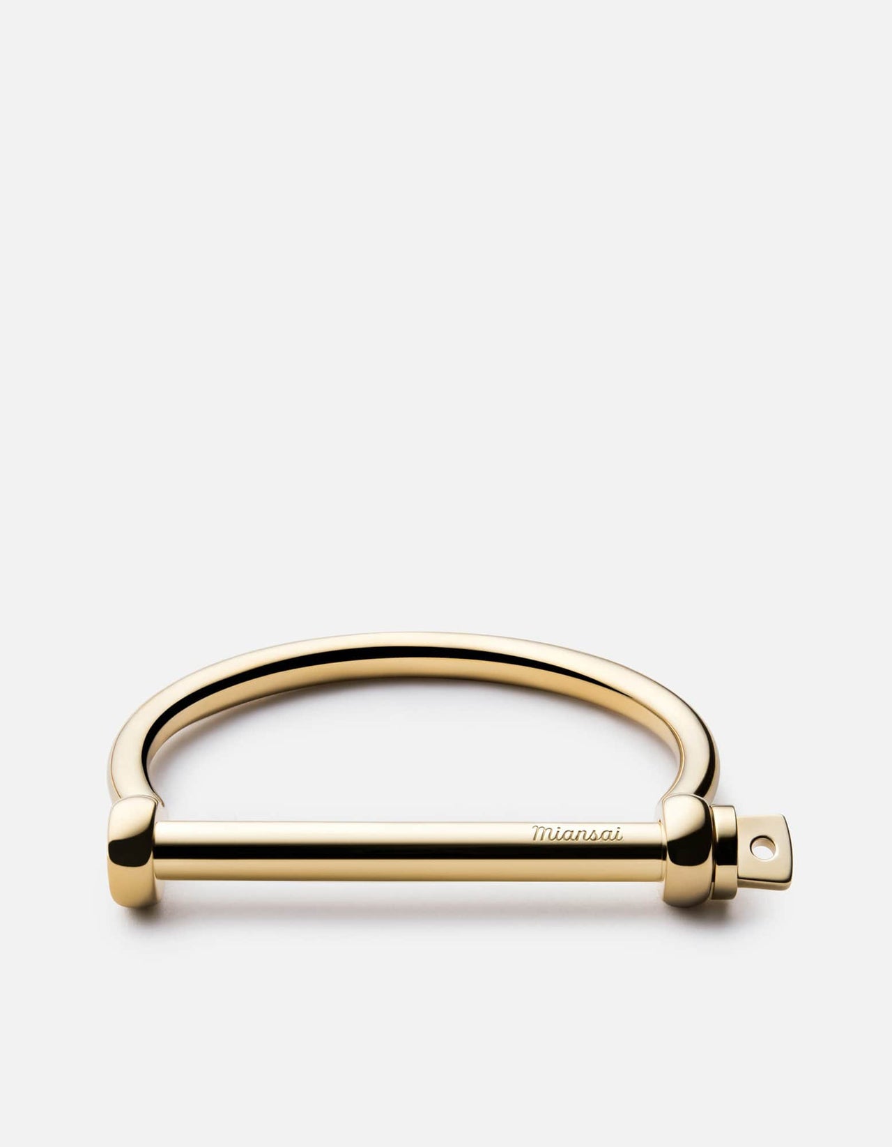 Screw Cuff Bracelet, Gold | Women