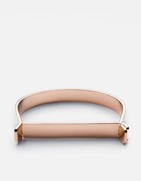 Miansai Cuffs Thin Hudson Cuff, Rose Plated Polished Rose / S