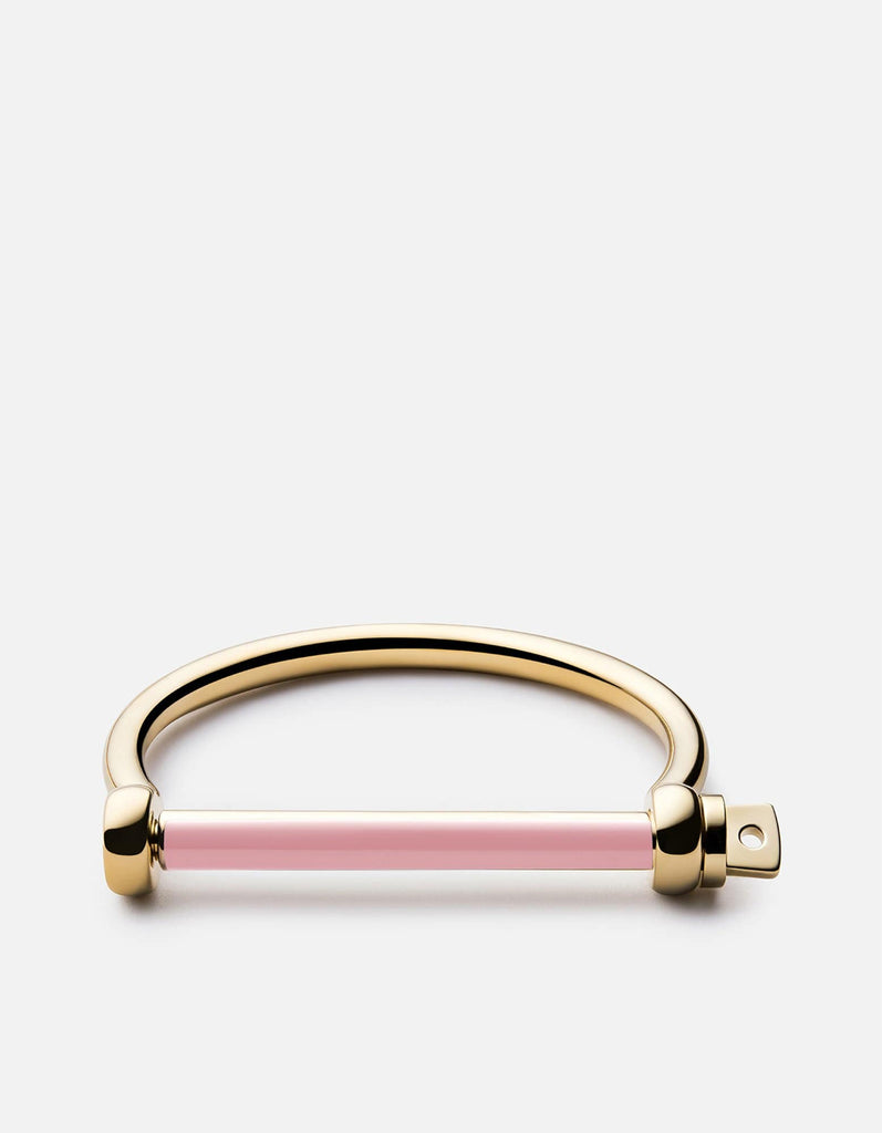 Miansai Cuffs Museum of Ice Cream Screw Cuff Millennial Pink / S
