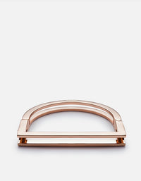 Miansai Cuffs Square Bar Cuff, Rose Polished Rose / S