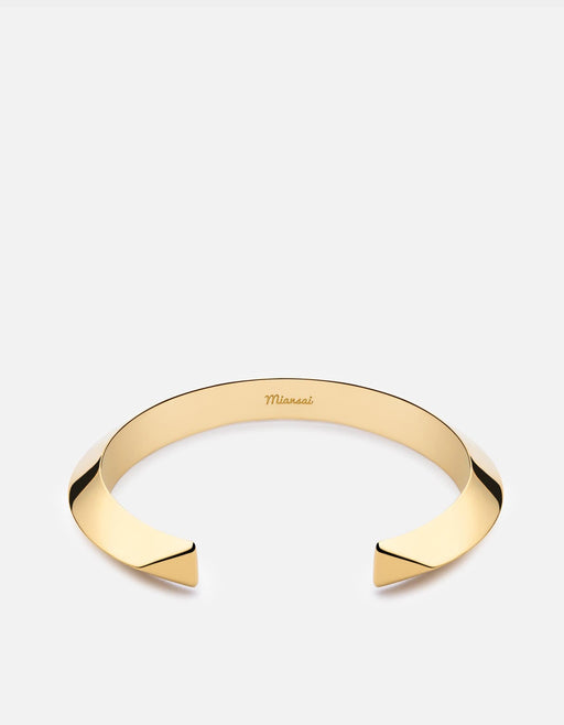 Miansai Cuffs Bell Cuff, Gold Polished Gold / S