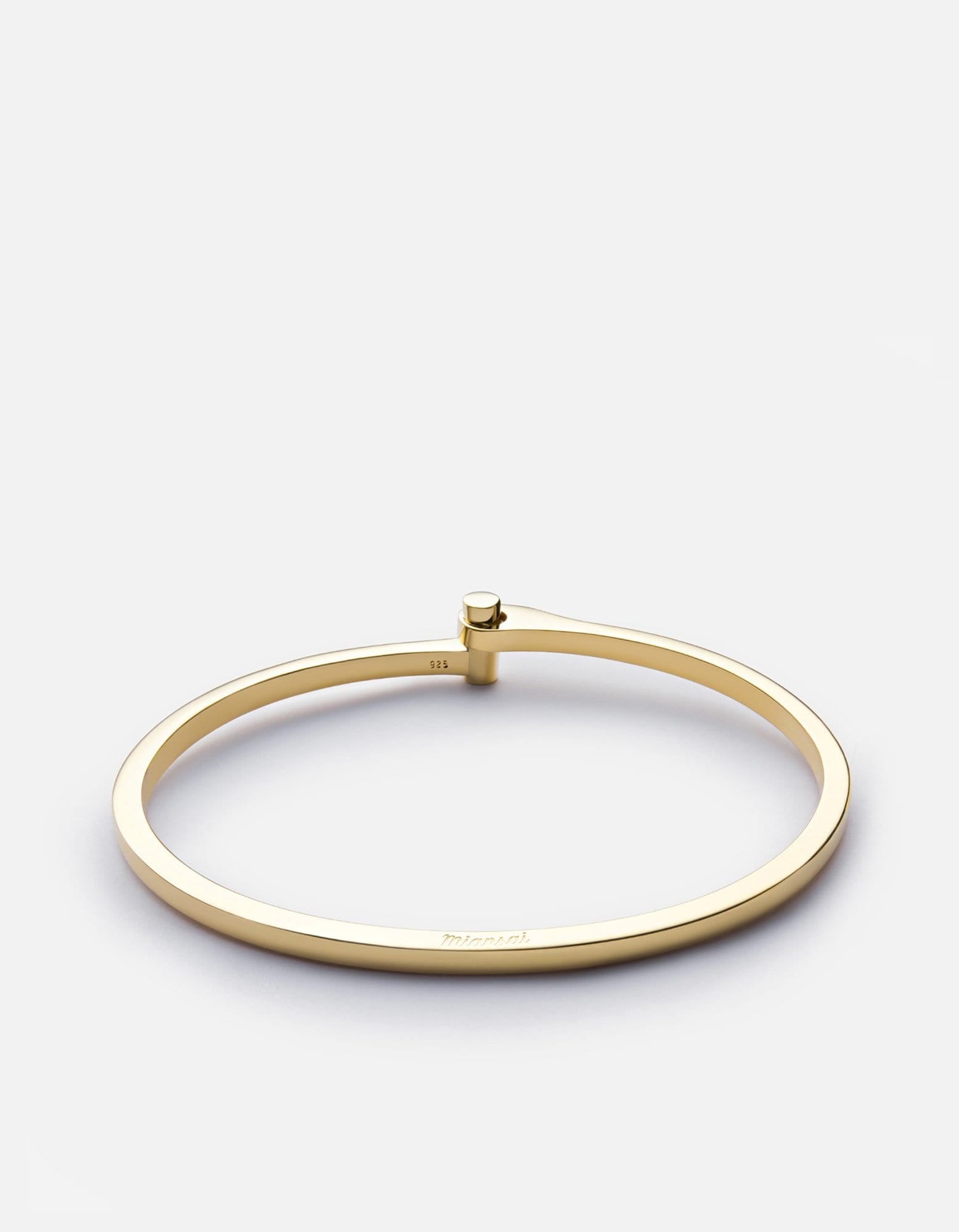 Bracciale in Nyx Cuff, Vermeil Oro, Polsini Donna | Miansai



