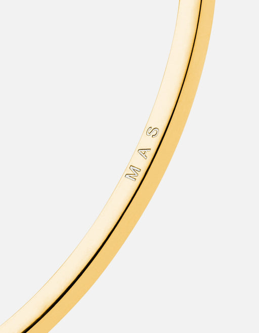 Miansai Cuffs Nyx Cuff, Gold Polished Gold Vermeil / S / Monogram: Yes