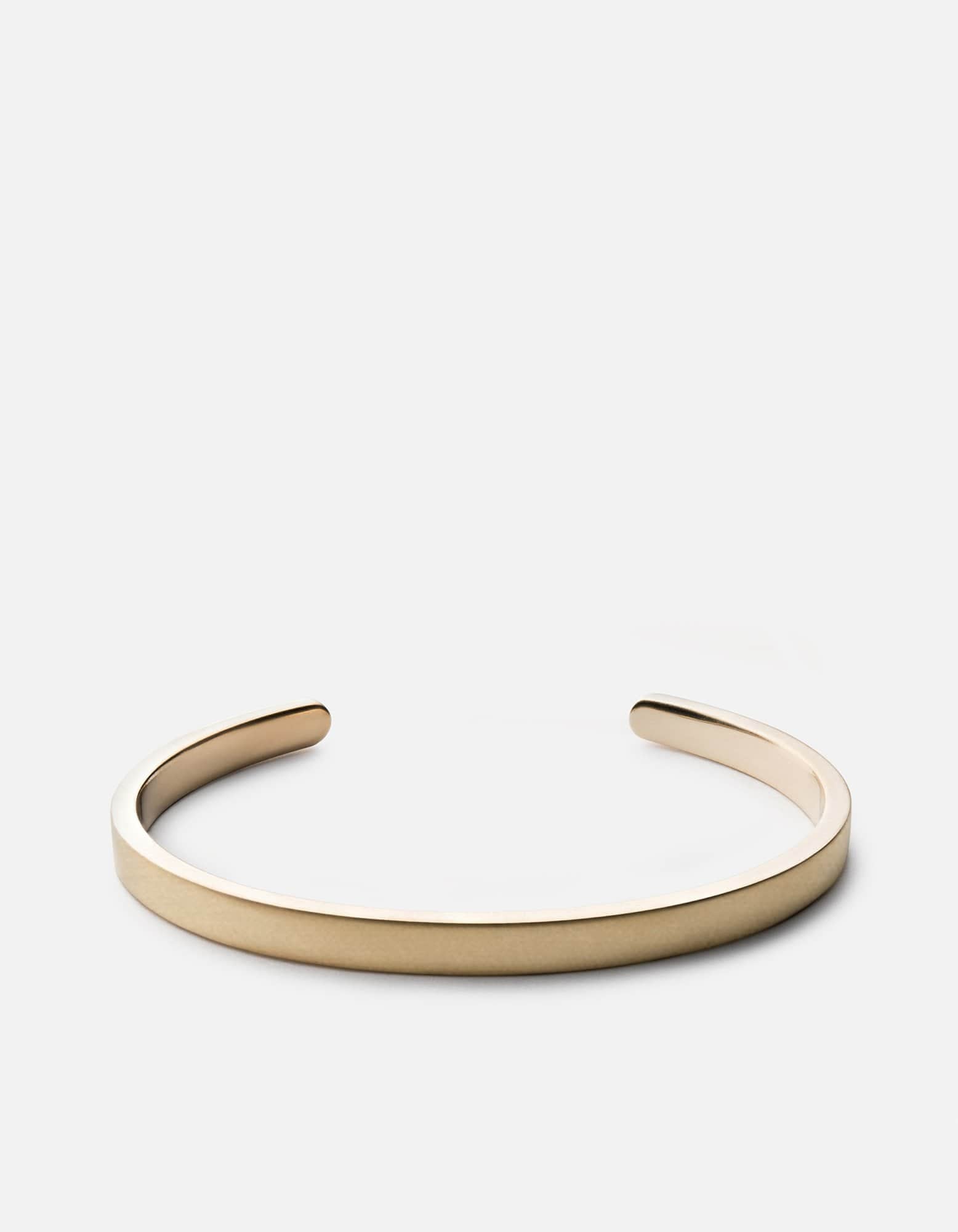 Singular Cuff Bracelet, Matte Brass Men's Cuffs Miansai