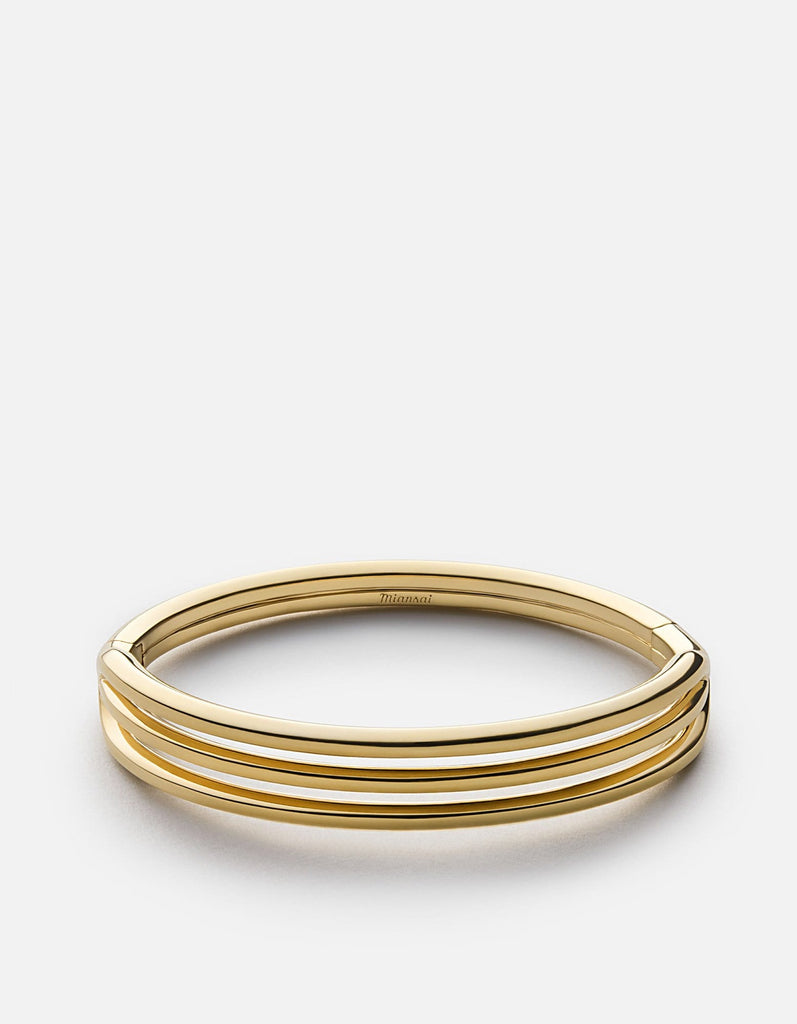 Miansai Cuffs Trade Cuff, Gold Polished Gold / S