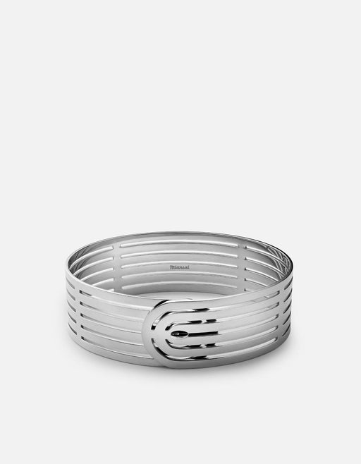 Miansai Cuffs Infinity Cuff, Sterling Silver Polished Silver / S