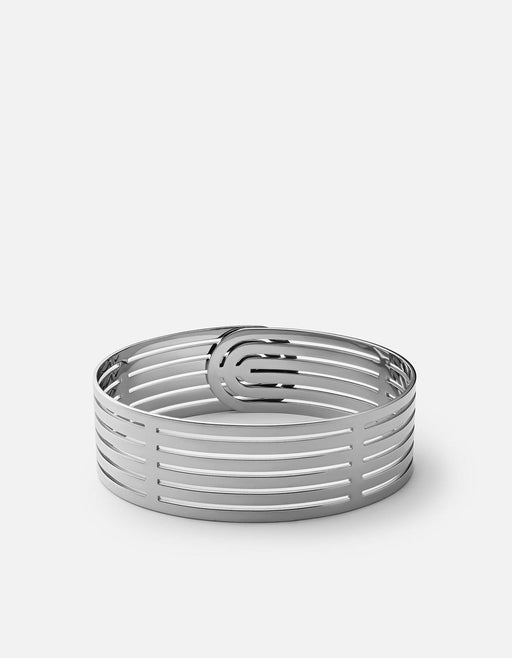 Miansai Cuffs Infinity Cuff, Sterling Silver Polished Silver / S
