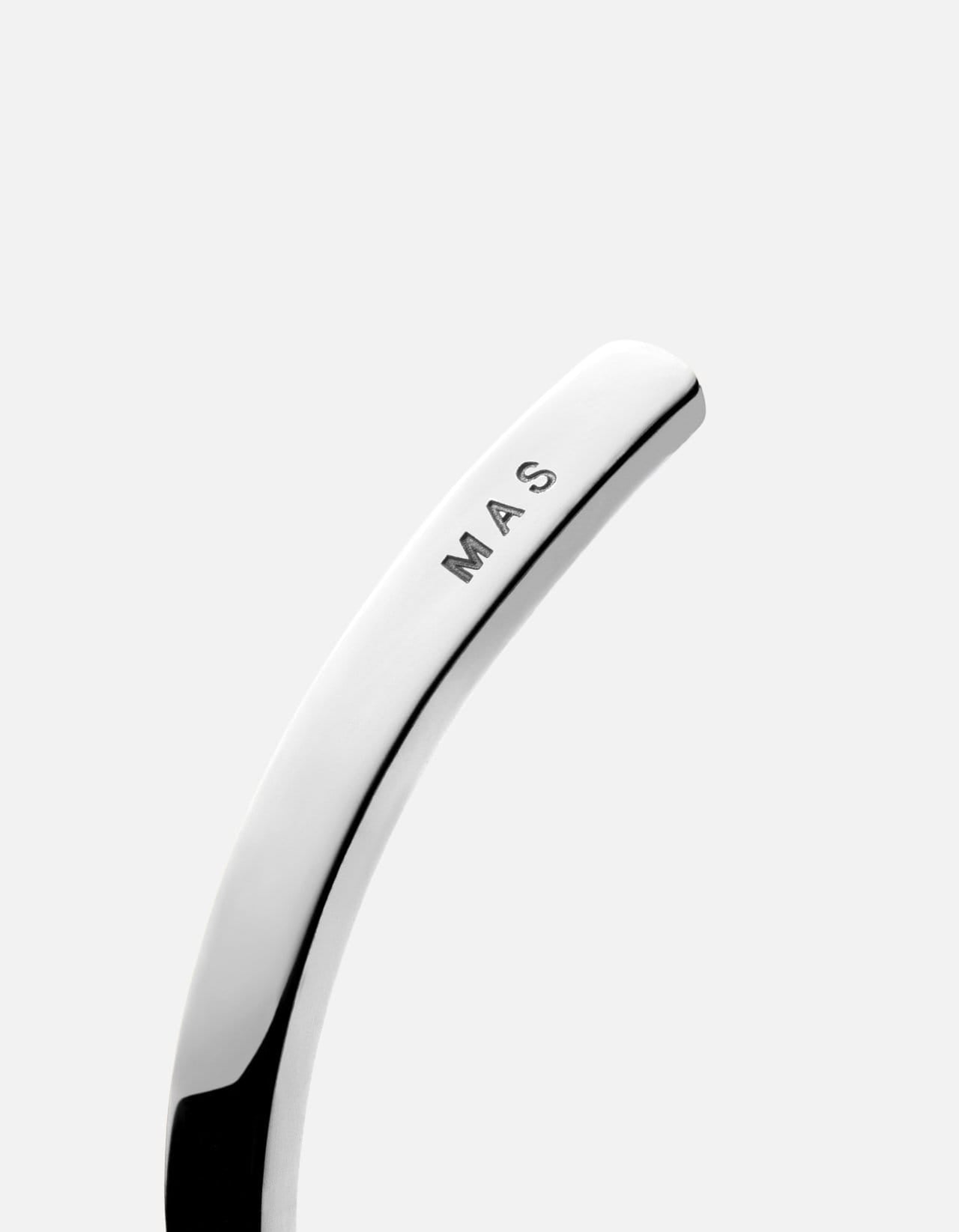 Singular Cuff Bracelet, Sterling Silver Men's Cuffs Miansai