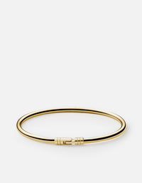 Miansai Cuffs Chamber Cuff, Gold Vermeil Polished Gold / M