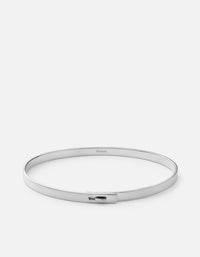 Miansai Cuffs Thin Standard Cuff, Sterling Silver Polished Silver / S