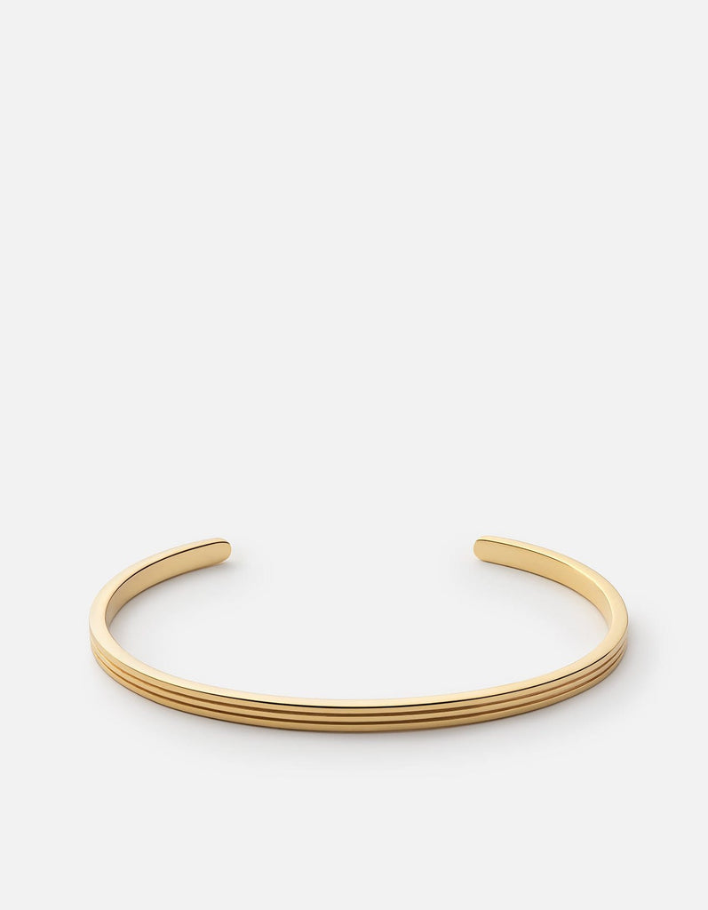 Miansai Cuffs Stag Cuff, Gold Polished Gold / M / Monogram: No