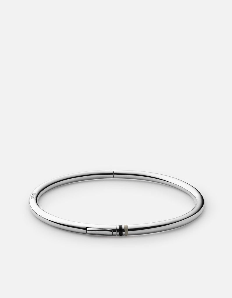 Miansai Cuffs Lido Cuff, Sterling Silver/Black Creme Black/Creme / M / Monogram: No