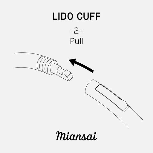 Miansai Cuffs Lido Cuff, Gold Vermeil/Black Creme