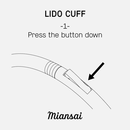 Miansai Cuffs Lido Cuff, Gold Vermeil/Sapphire